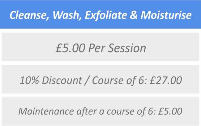 Cleanse, Wash, Exfoliate & Moisturise